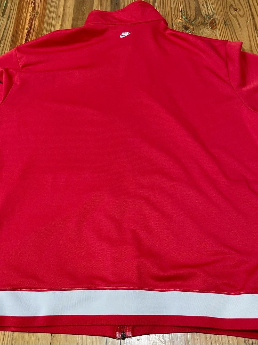 VTG Nike Tracksuit Mens 3XL Red White Sweatsuit Argyle Trim Y2K 90s Track Set - Picture 9 of 14